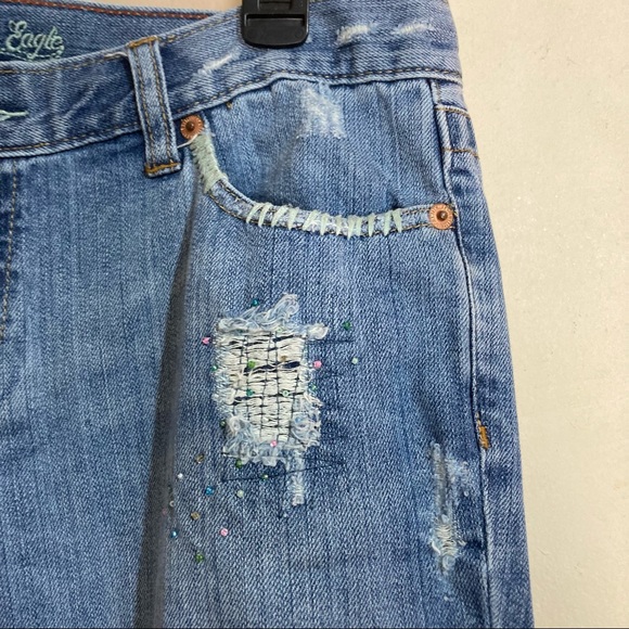 American eagle hipster boot style jeans size 10 - Picture 7 of 8